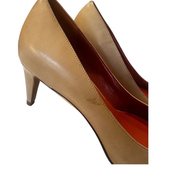 Cole Haan Nude Leather Heels  Round-Toe Pumps  Nike Air Collab – Size 8 - Picture 9 of 9